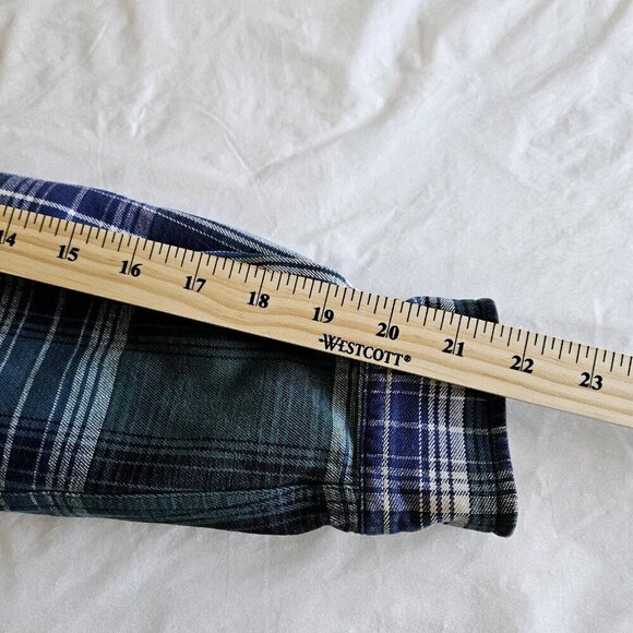 Shirt Mens S Plaid Lot of 2 Tartan Windowpane Long Sleeve Button Down Shirt Hip - Picture 8 of 16